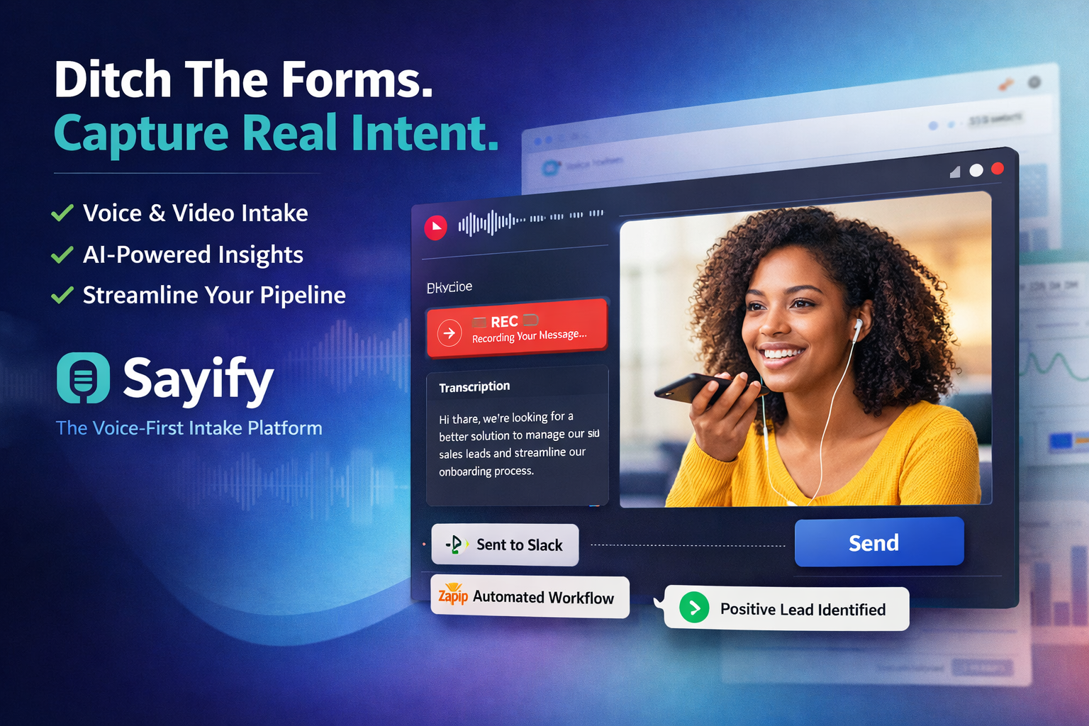 Sayify — 官网预览图